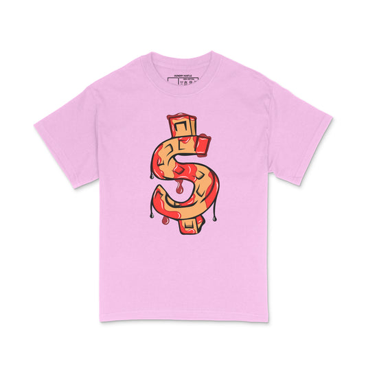 Hungry Hustle by JagRaw “Waffle Sign” T-Shirt- Pink
