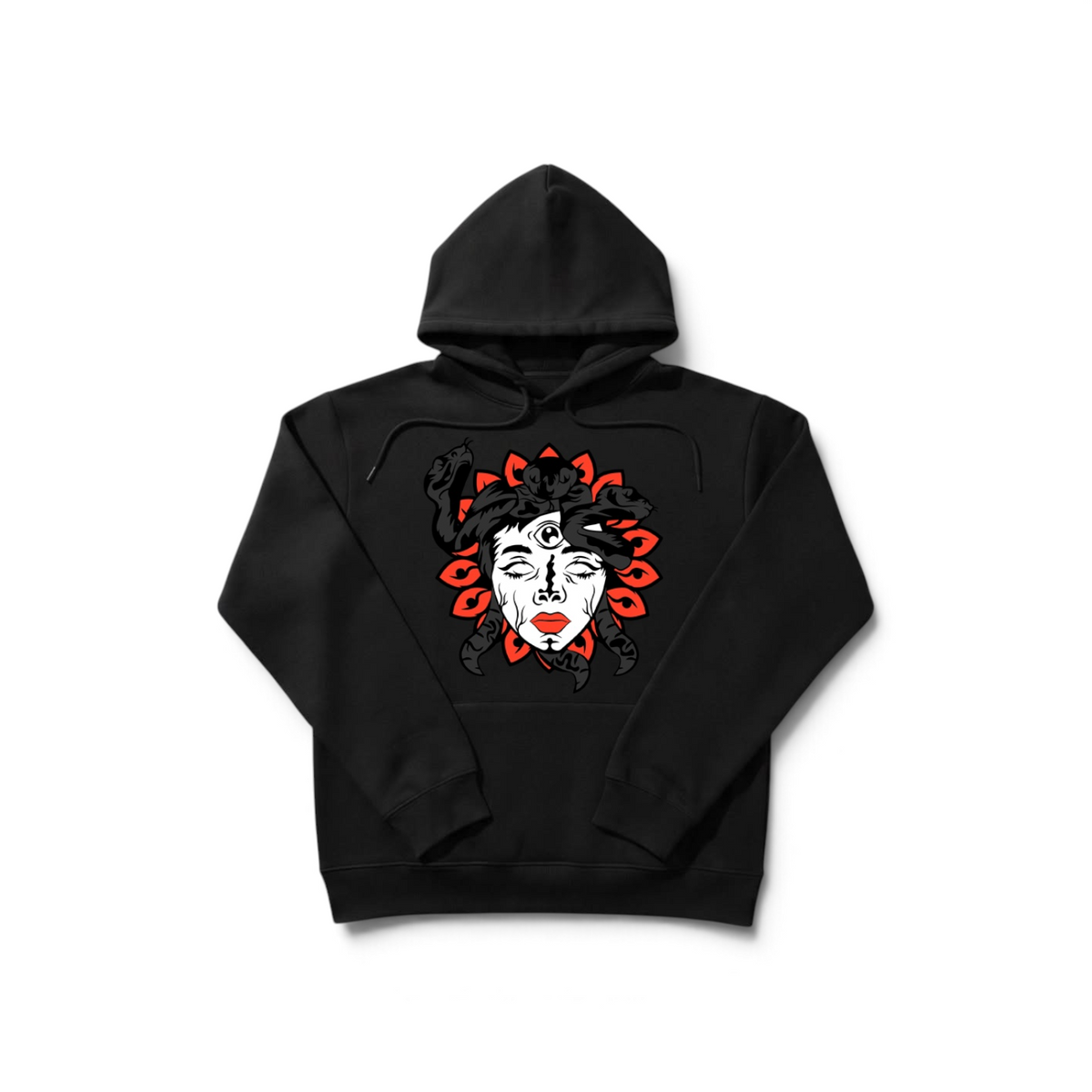 JagRaw “Medusa” Hoodies- Orange Leaves