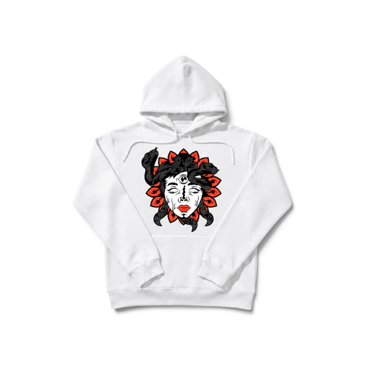 JagRaw “Medusa” Hoodies- Orange Leaves