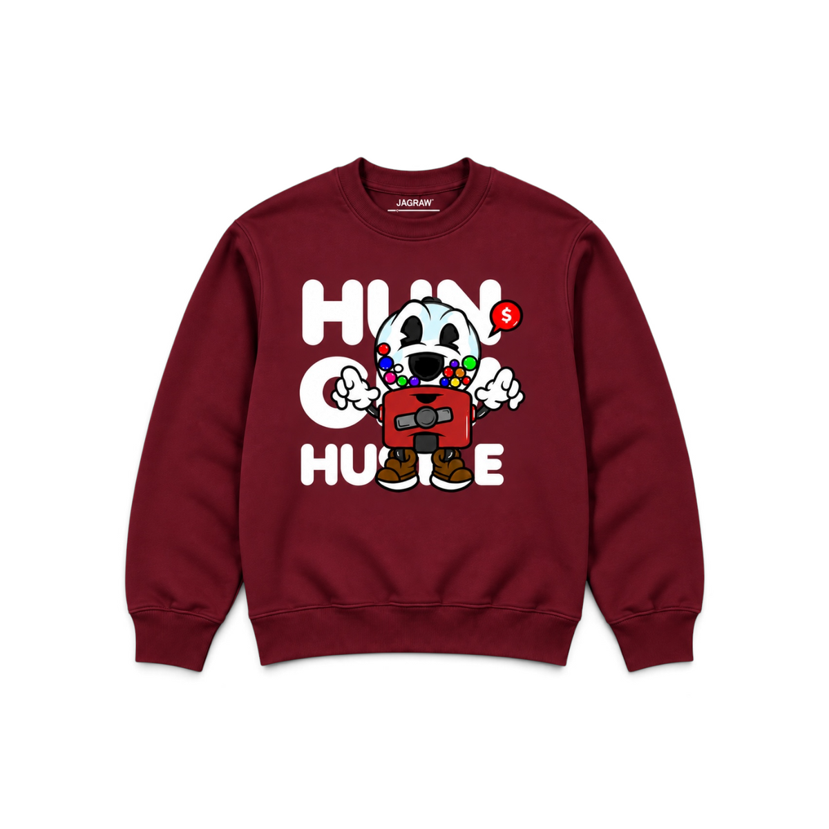 Hungry Hustle by JagRaw “Gum-ball” Sweatshirts