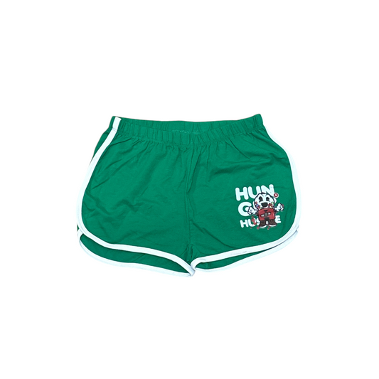 Hungry Hustle by JagRaw “Gumball” Women Shorts- Kelly Green