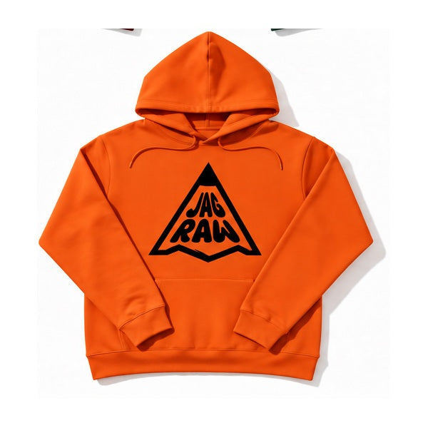 JagRaw Classic Logo Hoodie — Burnt Orange