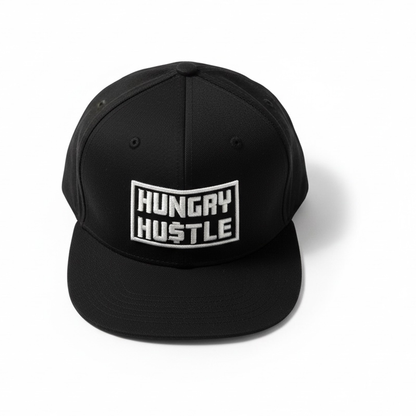 Hungry Hustle by JagRaw Logo Snapback in Black