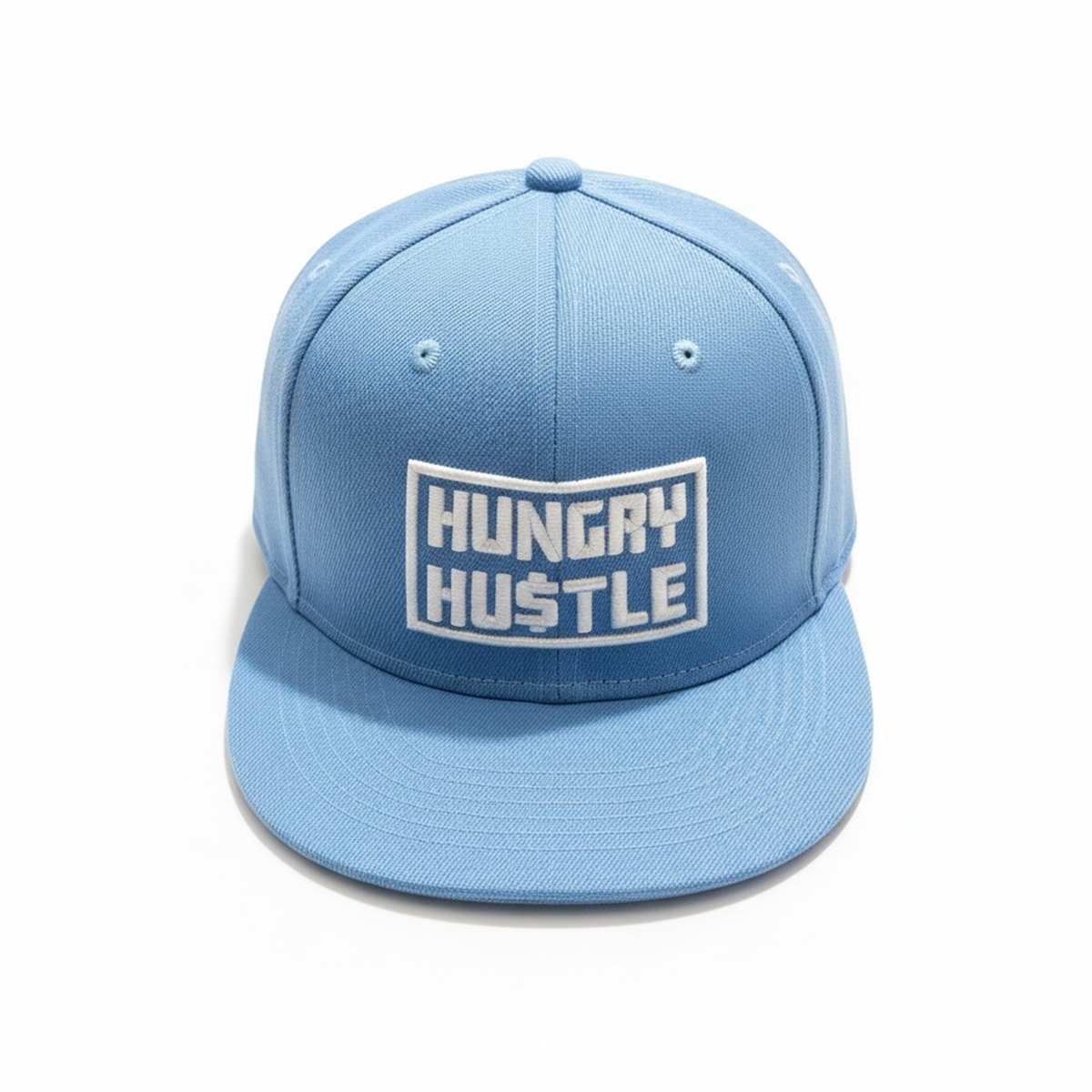 Hungry Hustle by JagRaw Logo Snapback in Light Blue