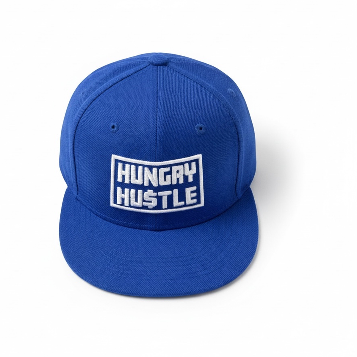Hungry Hustle by JagRaw Logo Snapback in Royal Blue