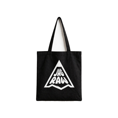 Hungry Hustle by JagRaw Medium Tote Bag in Pencil Logo